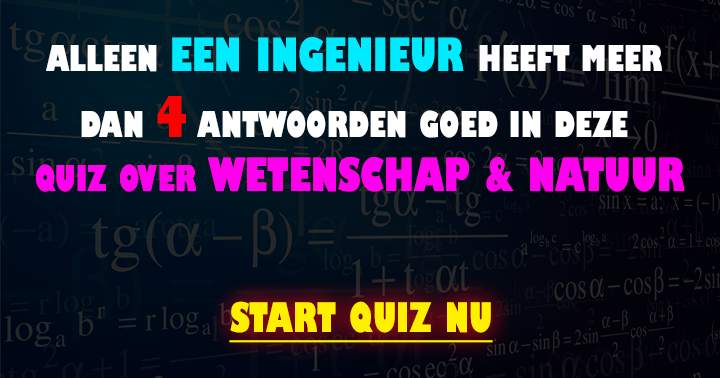 Alleen een ingenieur heeft meer dan 4 antwoorden goed