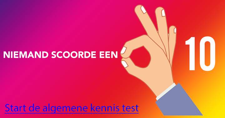 Niemand scoorde nog een 10