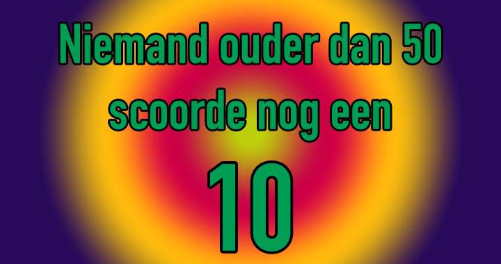 Banner for Breek jij de regel en scoor je een 10 als 50 plusser?