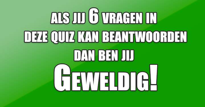 Banner for Geweldige Trivia-Quiz Waar Je Dol Op Bent!