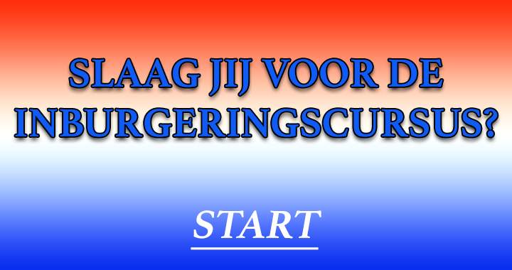 Banner for Zou jij slagen voor de inburgeringscursus?