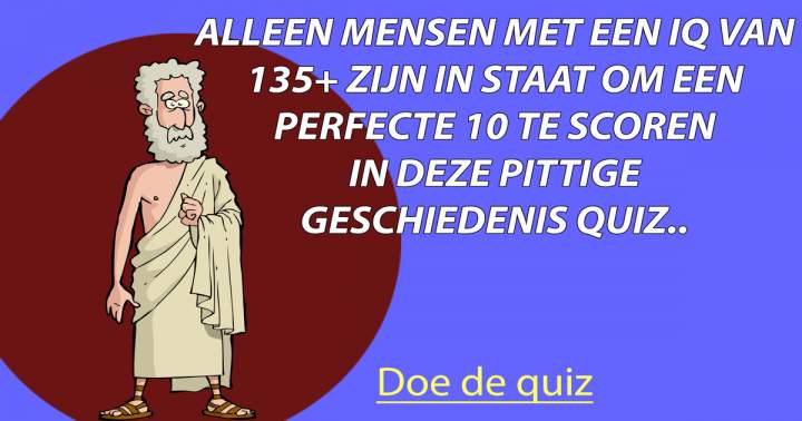 Geschiedenis Quiz