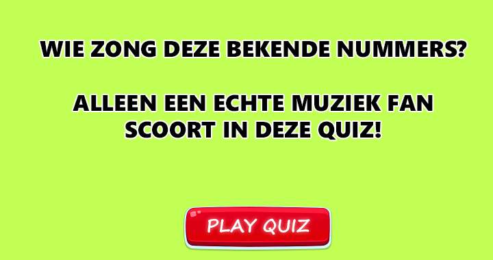 Ben jij wel een kenner?