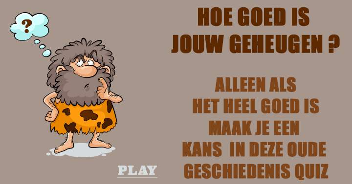 Hoe goed is jouw geheugen?