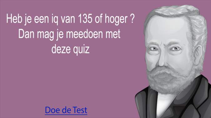 Banner for Test je IQ met deze interessante quiz