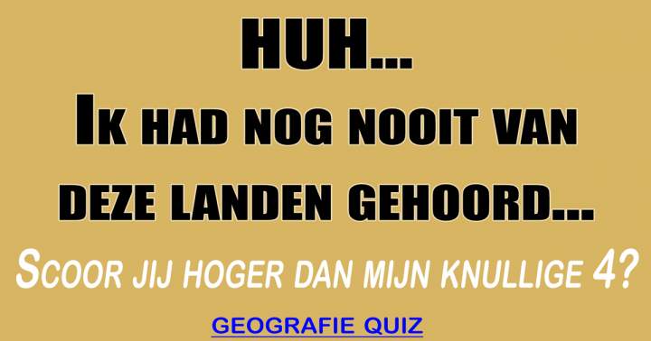 Banner for Quiz over oude landen die niet meer bestaan