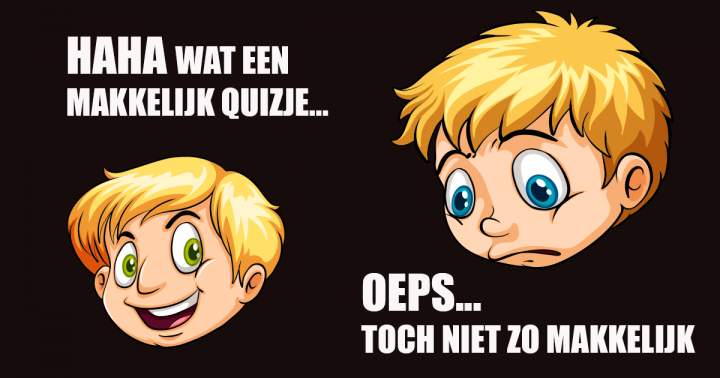 Banner for Onderschat deze quiz niet!!