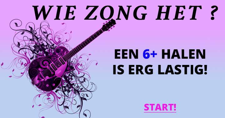 Weet Jij Wie Het Zong? 	