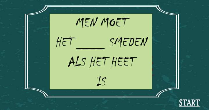 Banner for 10 spreekwoorden/gezegden