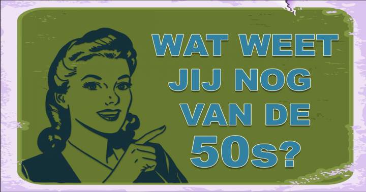 Banner for Quiz over de jaren '50