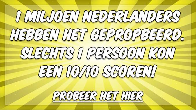 Speel deze quiz alleen als je slim genoeg bent