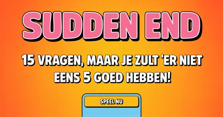 Banner for Onmogelijke Sudden Death
