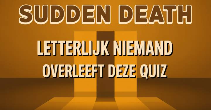 Banner for Sudden Death Quiz
