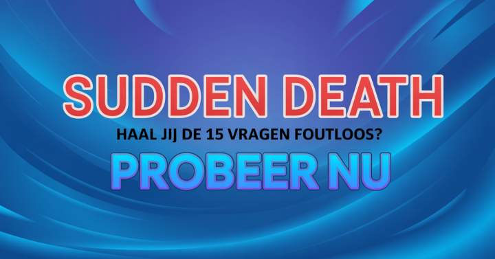 Banner for SUDDEN DEATH 15 Vragen