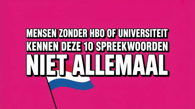 Banner for Geen HBO en toch een voldoende? Delen!