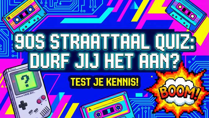 Banner for Hoe goed ken jij de jaren 90 straattaal? Test je kennis met deze quiz!