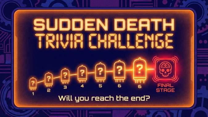 Banner for Denk jij alles te weten? Test je kennis met deze uitdagende Algemene Trivia Sudden Death Quiz!