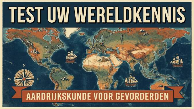 Banner for Aardrijkskunde test voor gevorderden