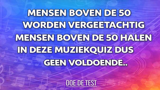 Banner for Ben jij een muziekkenner met een scherp geheugen?