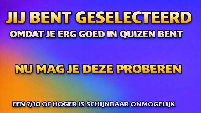 Banner for Ben jij geselecteerd?