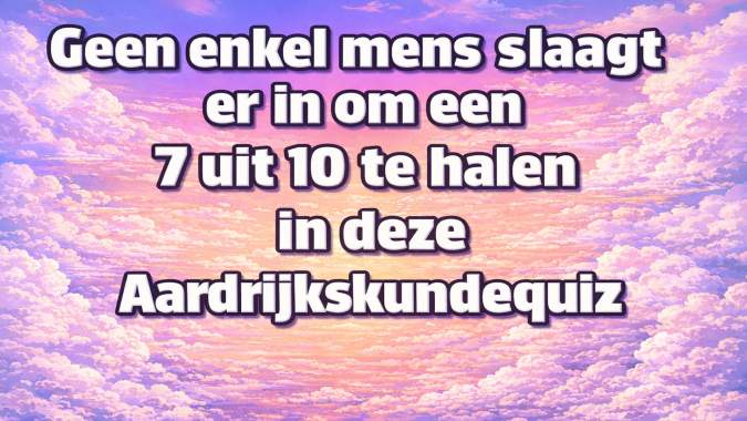 Banner for Uitdagende Aardrijkskunde Quiz