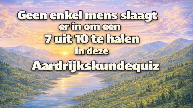 Banner for Er zijn er maar weinig die deze quiz foutloos voltooien!