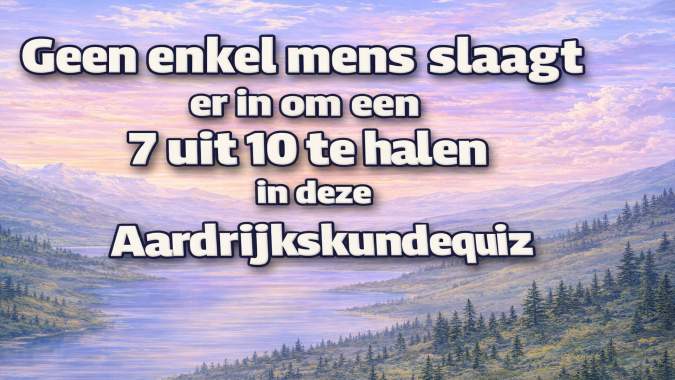 Banner for Slechts 1% van de mensen kan deze lastige geografie-quiz foutloos maken!