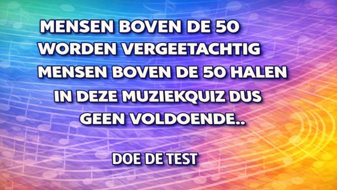Banner for 1 op de 10 kan deze 60's en 70's muziekquiz voltooien!