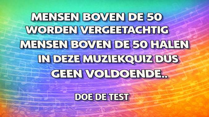 Banner for 60's & 70s Muziek Quiz