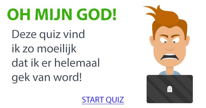 Banner for Deze quiz is veel te moeilijk om leuk te vinden!