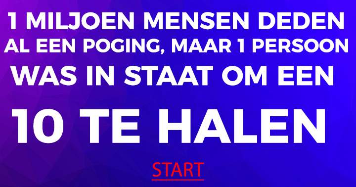 Banner for Haal een 10 en je bent werkelijk een genie!