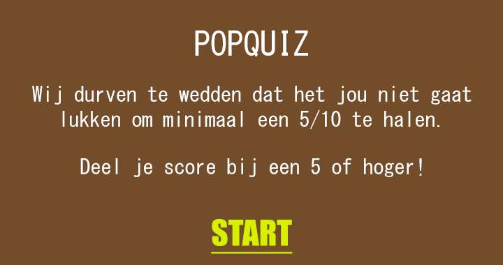 Banner for Popquiz voor de kenners