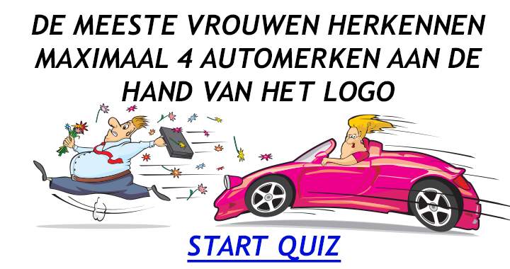 Banner for Automerken quiz voor vrouwen!