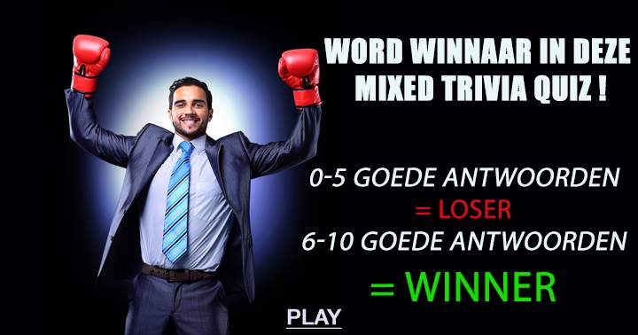 Banner for Word jij een winnaar of een loser in deze quiz?