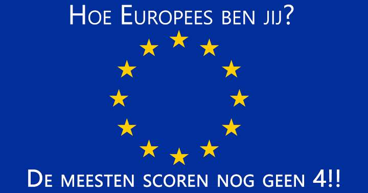 Banner for Een quiz voor de echte Europa kenners!!