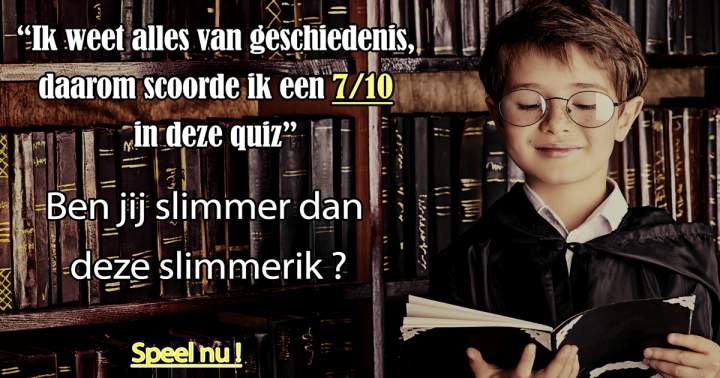 Banner for Onverslaanbare geschiedenisquiz