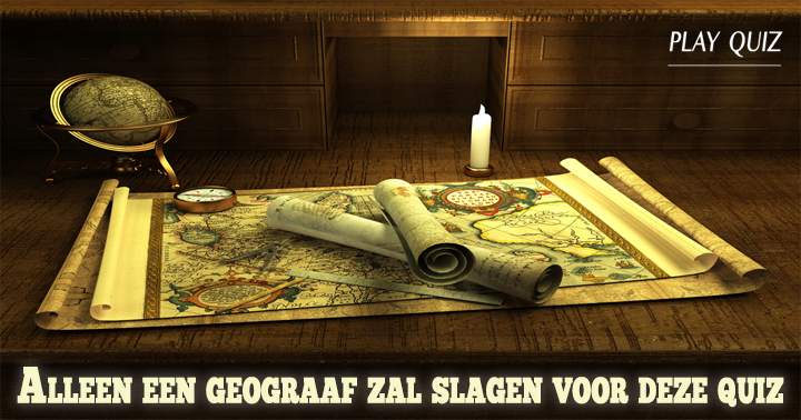 Banner for Ben jij wel genoeg geografisch onderlegd?