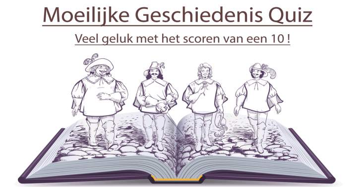 Banner for Moeilijke geschiedenisquiz