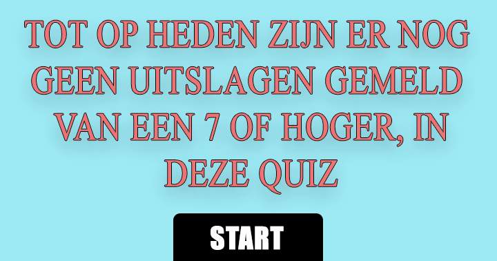 Banner for Heb je een 7 of hoger? Direct melden!