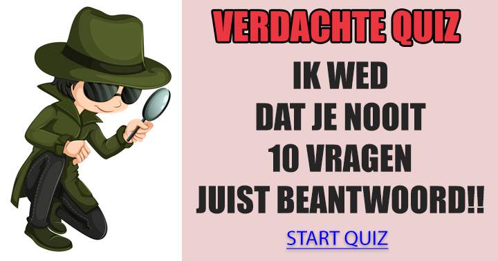 Banner for Deze quiz is verdacht lastig!