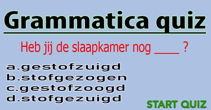 Banner for 10 grammaticale uitdagingen!