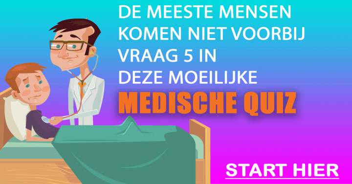 Banner for Zeer moeilijke Medische Quiz