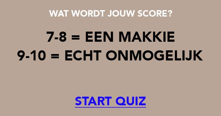 Banner for Wat wordt de uitslag van jouw score?