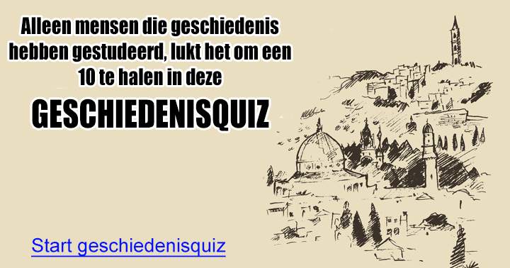 Banner for De allerleukste geschiedenisquiz!