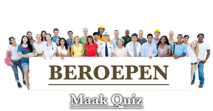 Banner for Kun jij alle beroepen benoemen? Share als je 50% goed hebt!