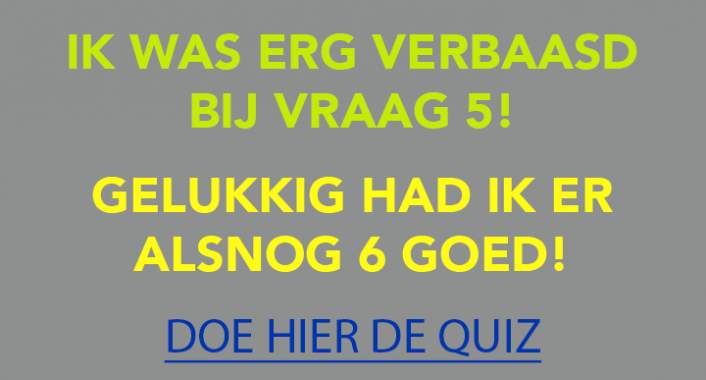 Banner for Hoeveel heb jij er goed? 