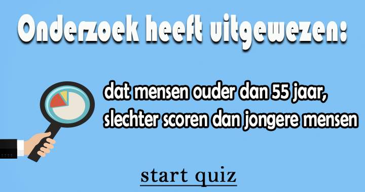 Banner for Ben jij te oud voor deze quiz?