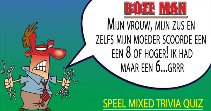 Banner for Mix van vragen uit de categorie algemene kennis