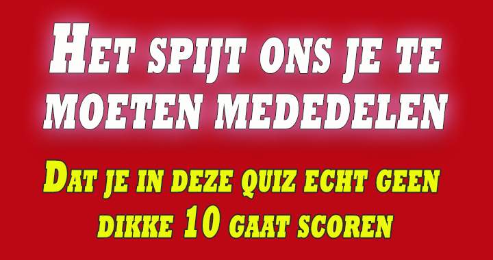 Banner for Een 6/10 is al knap!