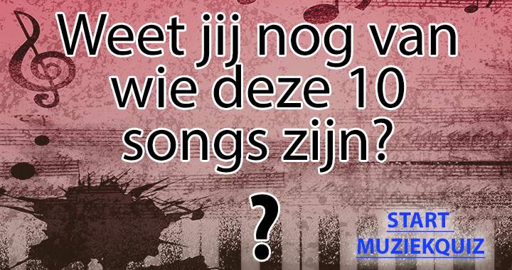 Banner for Kom op: wie zongen deze hits?